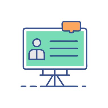 Online Pazarlama vektör simgesi