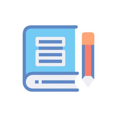 yazma ve yazma, vektör simgesi