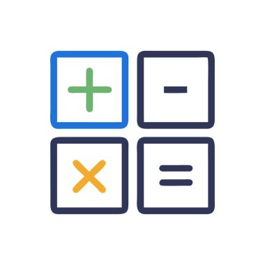 İnce çizgi biçiminde simge vektör illüstrasyonu ekle. herhangi bir amaç simgesi