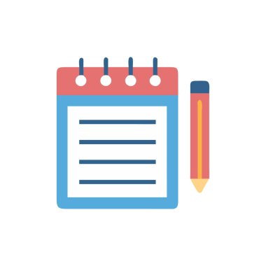 Takvim simgesi vektör illüstrasyonlu pano