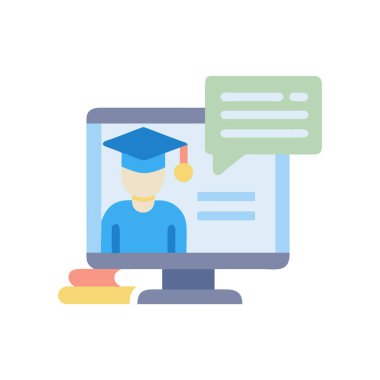 Online eğitim konsepti. vektör çizimi tasarımı