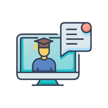 dizüstü bilgisayar ve kitap vektör simgesi