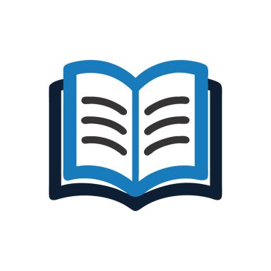 Web sitesi tasarımı ve masaüstü zarfları için kitap simgesi, geliştirme. premium paket.