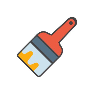 Çizgi film simgesinin vektör illüstrasyonu