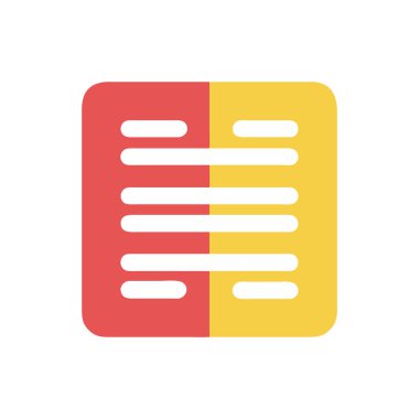 Beyaz arkaplanda belge simgesi izole edildi