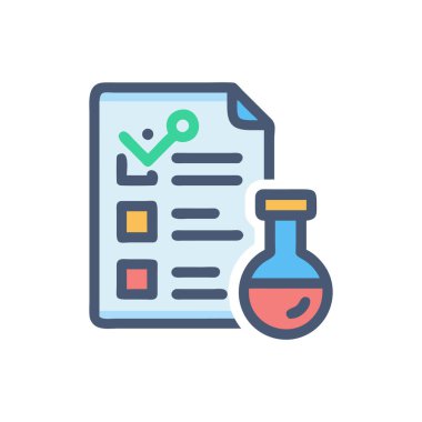 laboratuvar test vektör çizim