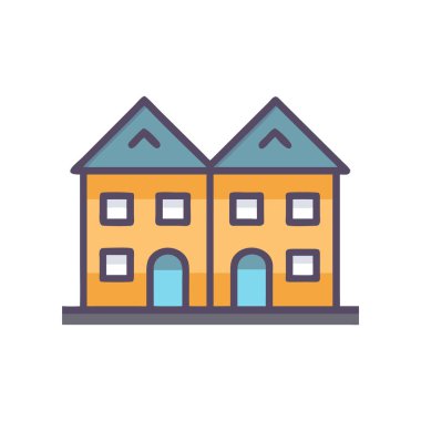 Düz dizaynda vektör oluşturma simgesi