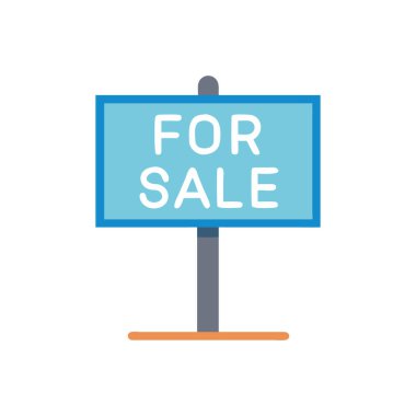 satış panosu simgesi vektör illüstrasyonu