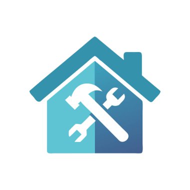 ev onarım logosu tasarım vektörü