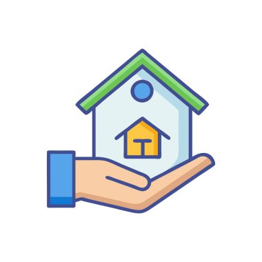 ev simgesi vektör illüstrasyonu