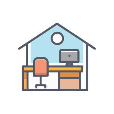 ev simgesi vektör işareti