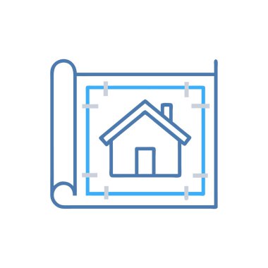 şablon simgesi vektör tasarımlı ev