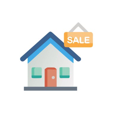 satış vektörü düz renk simgesi