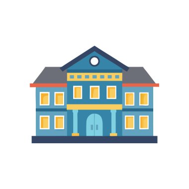 düz simge oluşturma, vektör illüstrasyonu