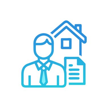 Ev ve ev konseptinden emlak ikonu vektörü. Evin düzenlenebilir darbelerinin ince çizgisi. kullanım için ev arazisi doğrusal işareti