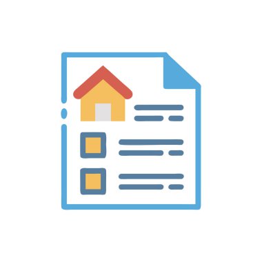 ev vektörü düz renk simgesi