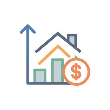 iş grafiği simgesi vektör işareti ve simge beyaz arkaplan üzerinde izole, g