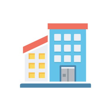 vektör düz renk simgesi oluşturma