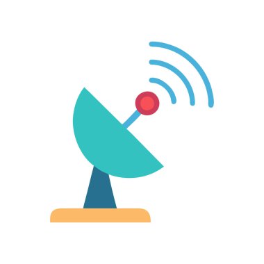 Uydu anten vektör çizim