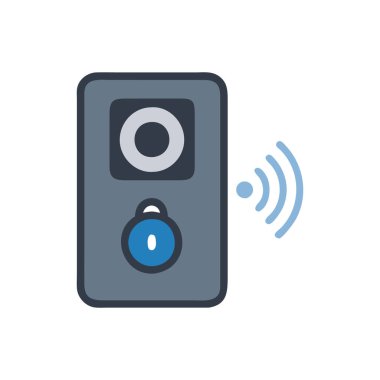 ses hoparlörü düz illüstrasyon