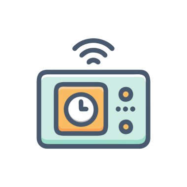 Modern simgenin vektör illüstrasyonu