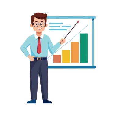 işadamı ve istatistik tasarımı