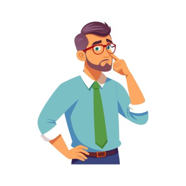 Takım elbiseli iş adamı.