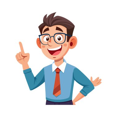 parmak kadar olan genç adam