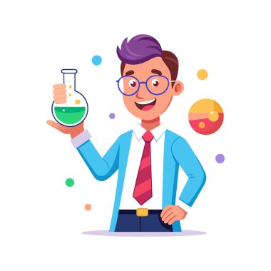 Bilim test tüplü bilim adamı