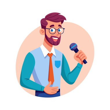 Mikrofonlu adam karakteri