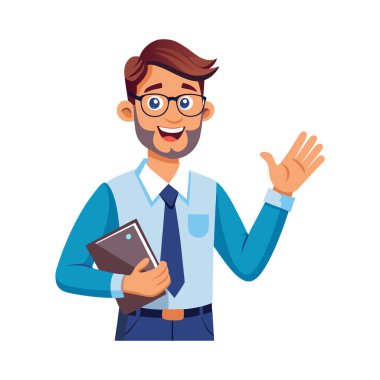 Akıllı telefonu olan genç bir adam.