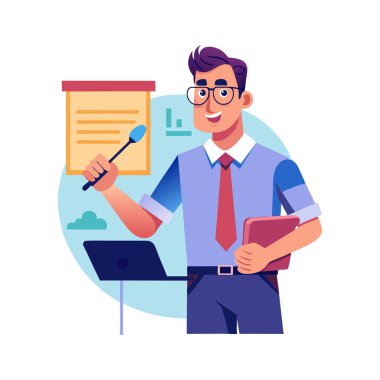 Dosyası ve dizüstü bilgisayarı olan adam