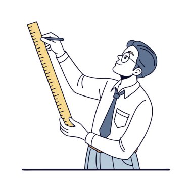 Cetvelli erkek mimar