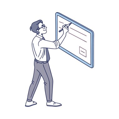 Pano karakterli iş adamı