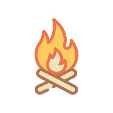 Alev alev yanan odunlar.