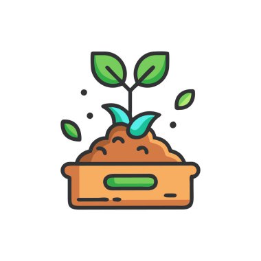 demlikteki bitkinin ana tasarım simgesi