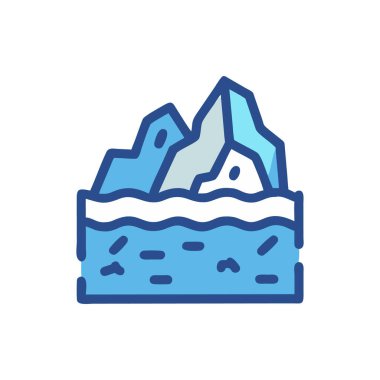 Dağ ikonu vektör içinde. Logotype