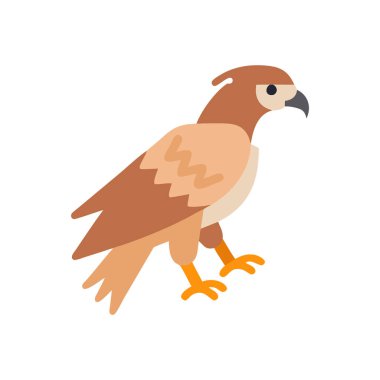 Şirin Kuş Çizgi Film Vektörü