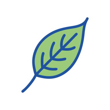 Yaprak doğası yaprak yaprağı simgesi