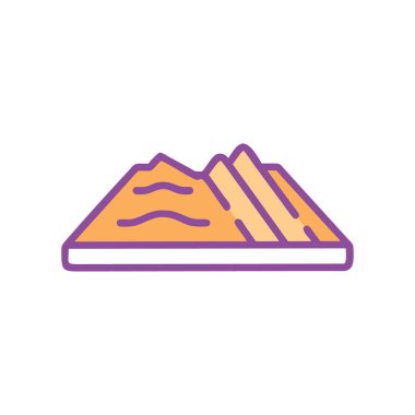 izole pasta parçası vektör tasarımı