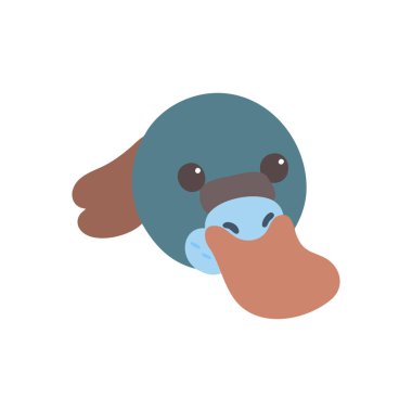 ördek çizgi film vektör çizimi