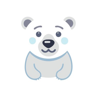 Şirin kutup ayısı hayvan simgesi