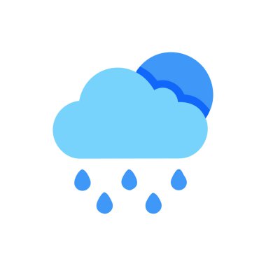 hava vektörü düz renk simgesi