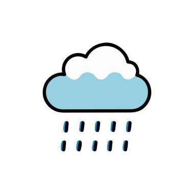 Şeffaf bir arkaplanda hava vektörü çizimi. Birinci kalite semboller. Konsept ve grafik tasarım için ince çizgi simgesi.