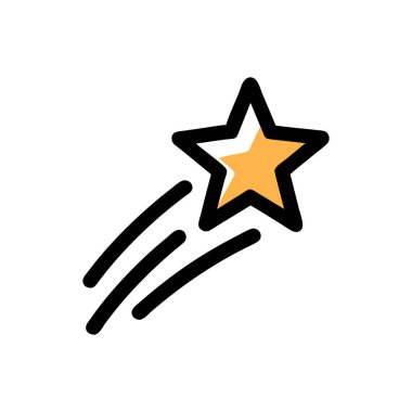 Vektör olarak yıldız simgesi. Logotype