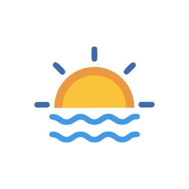 Güneş Simgesi Vektör illüstrasyonu