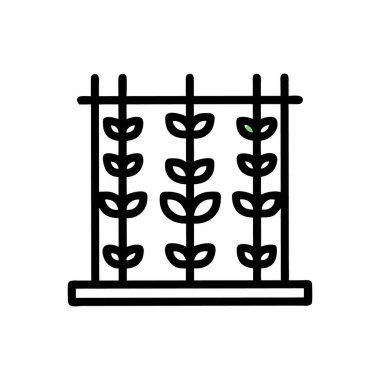 bitki ikonu. özet vektör illüstrasyonu