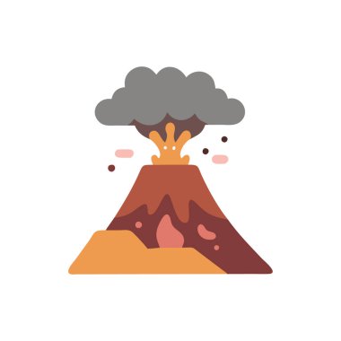 Nükleer Santral simgesi, vektör illüstrasyonu