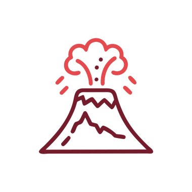 Nükleer santral ikon vektörü. izole edilmiş sınır sembolü çizimi.