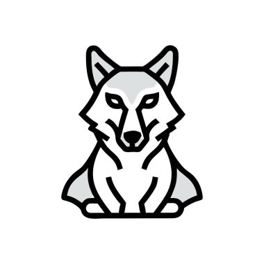 Kurt simgesi vektör illüstrasyonu